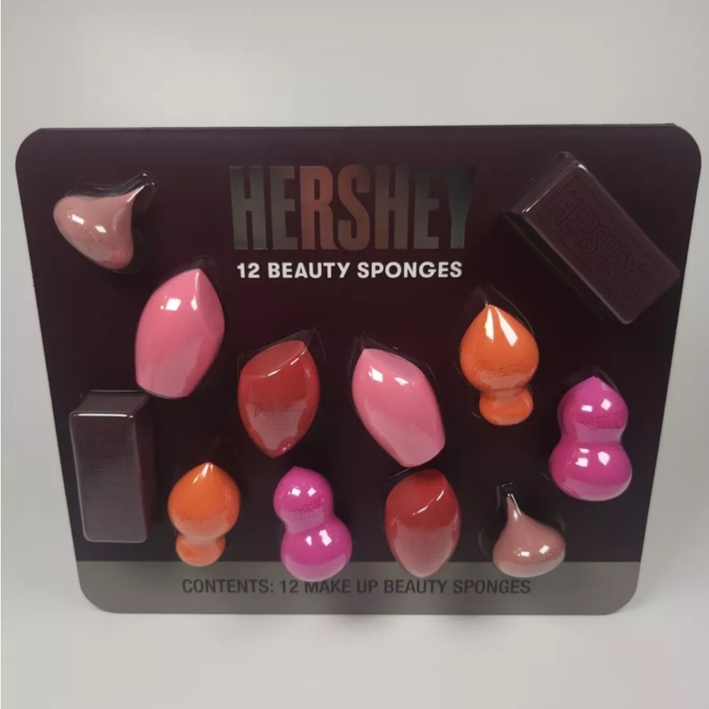 Hershey Beauty Sponge Set - Pink and Orange